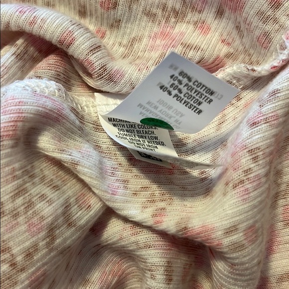 Aerie NWT Pink Floral Ribbed Tank - Picture 5 of 5